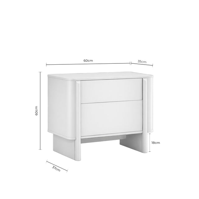 Mesita 60 Sidney | 2 cajones