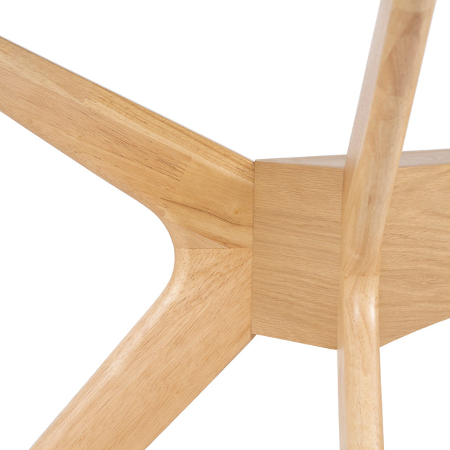 Mesa de Comedor Rectangular Della 140-160 Nogal | Roble Cristal