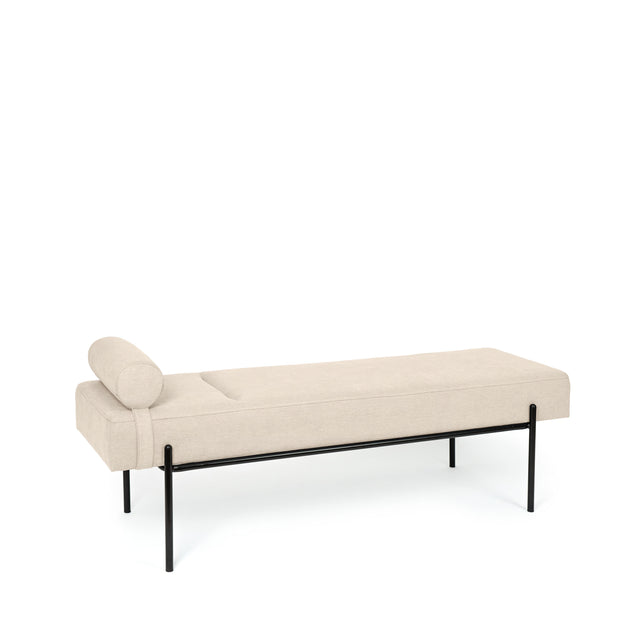 Banco Tapizado Cama Edimburgo Beige