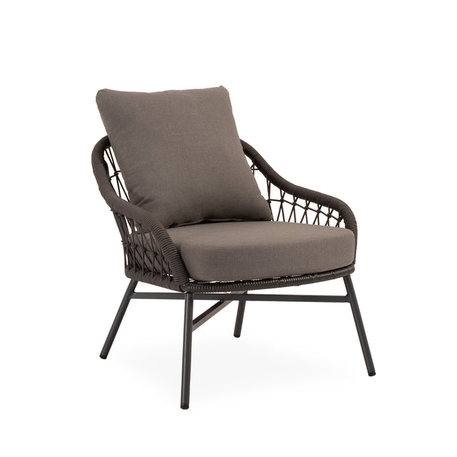 Conjunto de Jardín Salónica Gris | Sofá & Sillones & Mesa Centro
