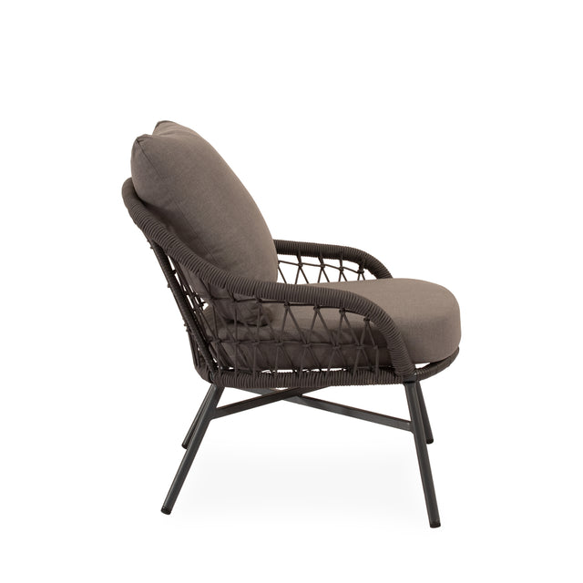 Conjunto de Jardín Salónica Gris | Sofá & Sillones & Mesa Centro