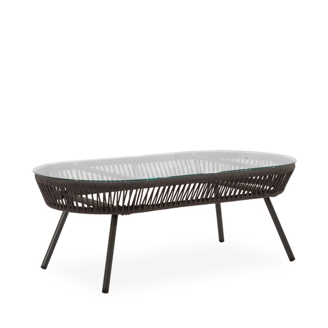 Conjunto de Jardín Salónica Gris | Sofá & Sillones & Mesa Centro