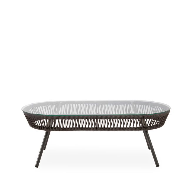 Conjunto de Jardín Salónica Gris | Sofá & Sillones & Mesa Centro