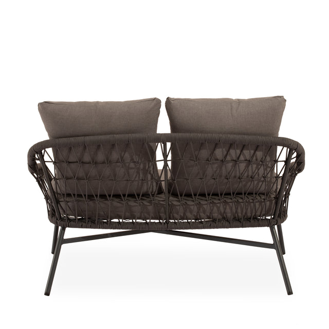 Conjunto de Jardín Salónica Gris | Sofá & Sillones & Mesa Centro