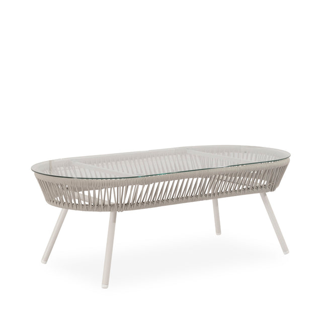 Conjunto de Jardín Salónica Beige | Sofá & Sillones & Mesa Centro