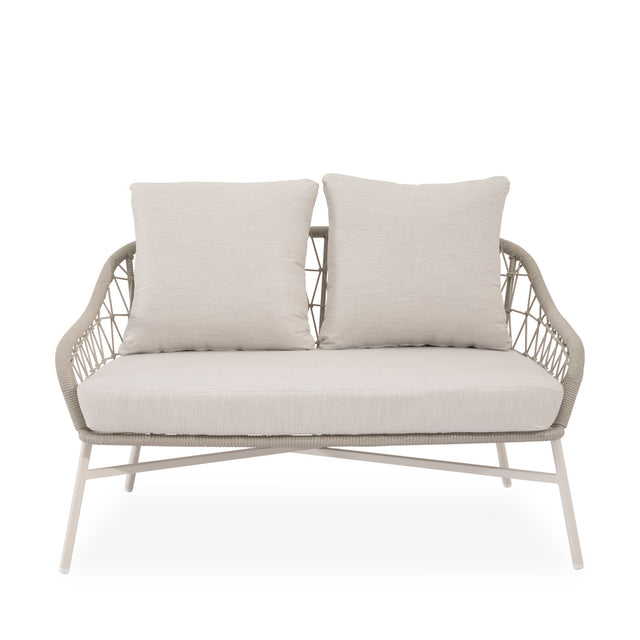 Conjunto de Jardín Salónica Beige | Sofá & Sillones & Mesa Centro