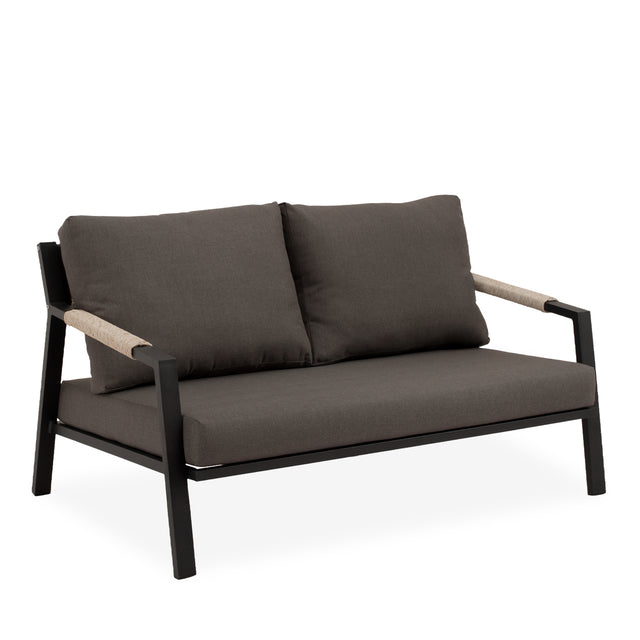 Conjunto de Jardín Muscat Gris Antracita | Sofá & Sillones & Mesa Centro