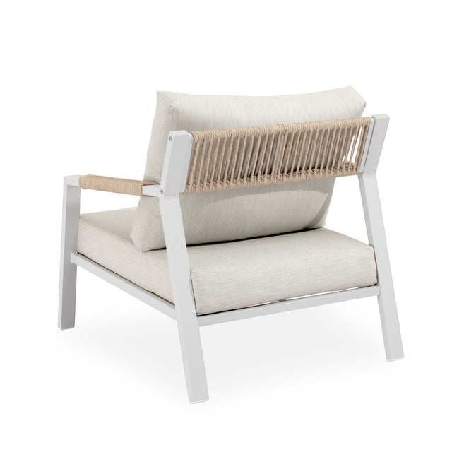 Conjunto de jardín Muscat Beige | Sofá + Sillones + Mesa Centro