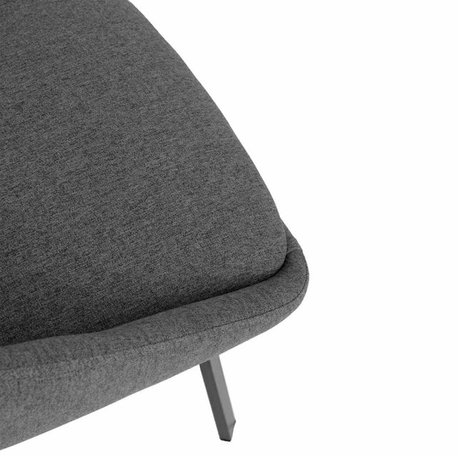 Chaise pivotante Ada gris foncé