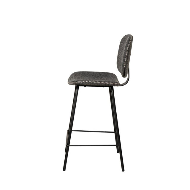 Marc white/black high stool