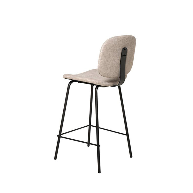 Marc white/black high stool