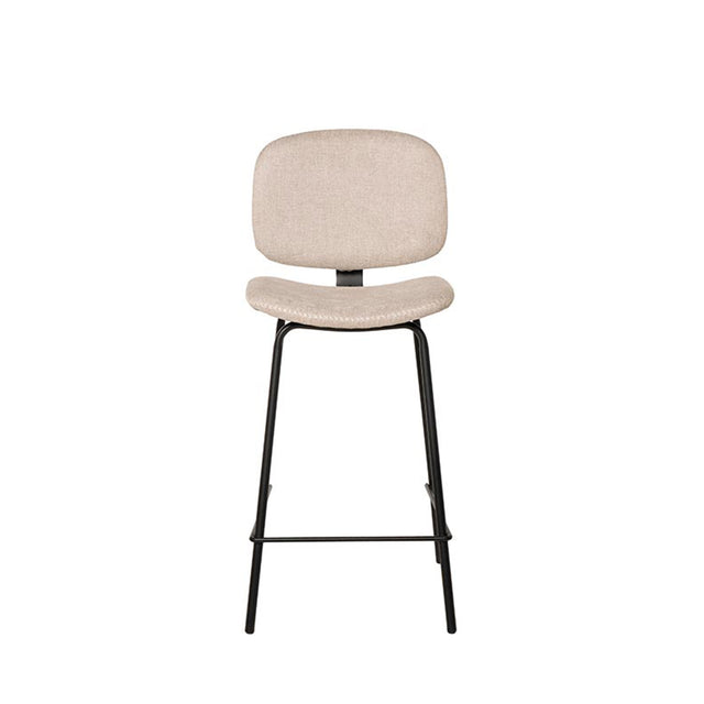 Marc white/black high stool