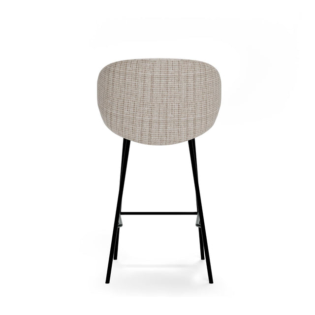 Marc white/black high stool