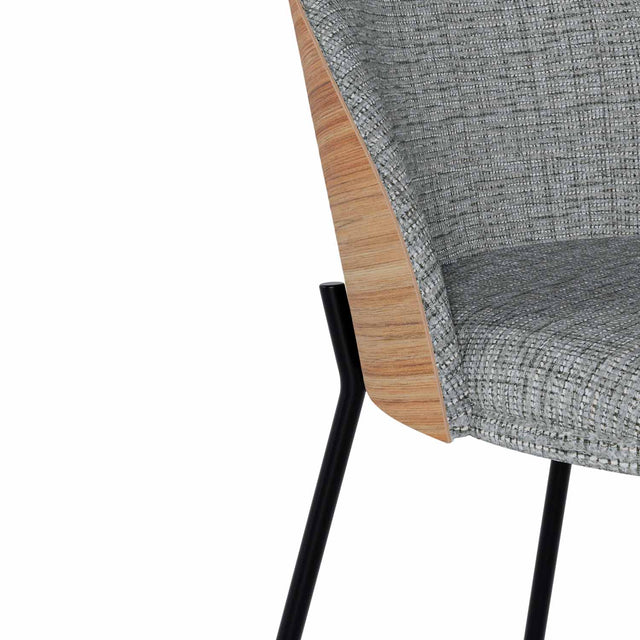 Silla Tapizada Casandra Gris