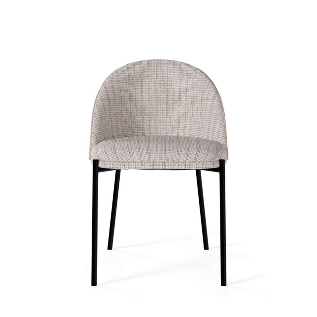 Silla Tapizada Casandra Taupe