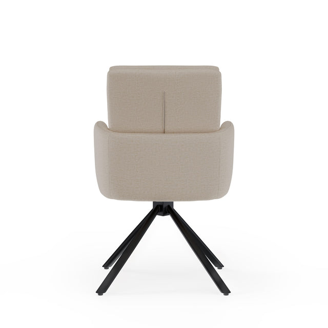 Silla Giratoria 180º Lina Beige