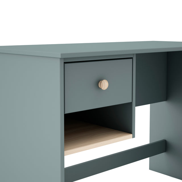 Escritorio Infantil Rectangular Esteban 110 Verde Kaki