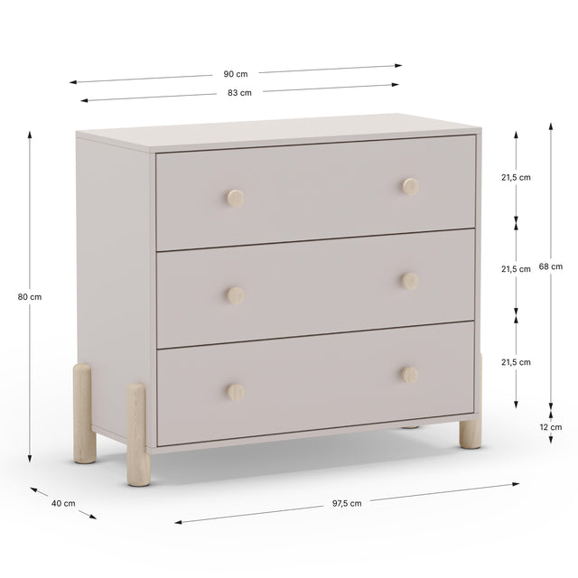 Dani White Bunk Bed 90x190cm