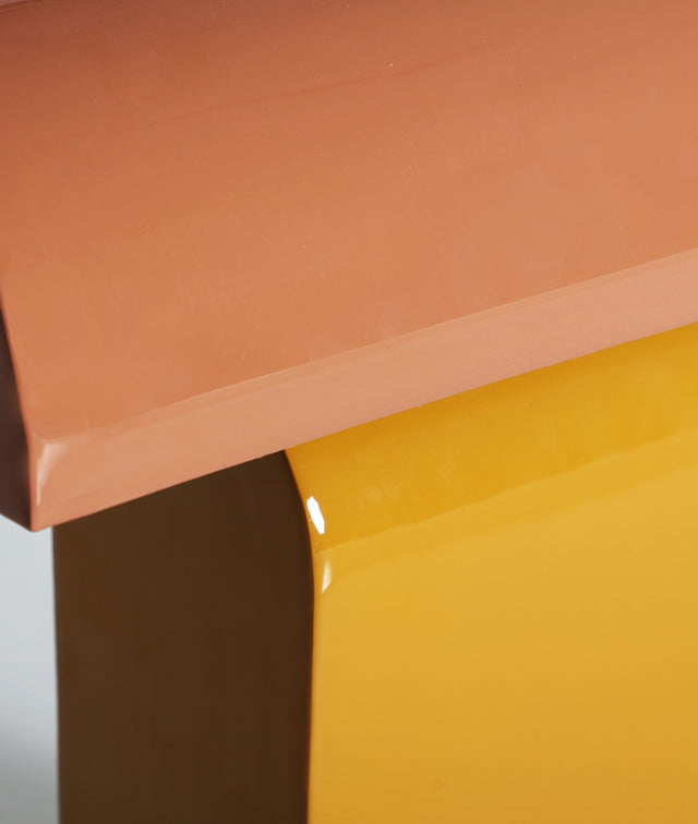 Lámpara de Sobremesa Vezia Amarillo & Rosa