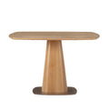 Mesa de comedor cuadrada Etel 120 cm Roble, vista frontal