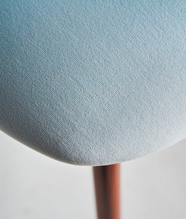 Silla Tapizada Lula Terciopelo Azul