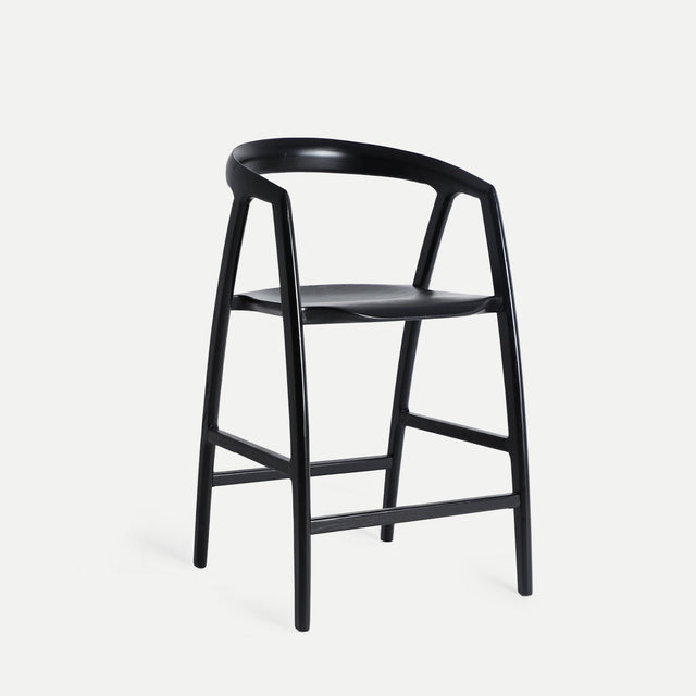 Taburete Alto Hasloch Negro