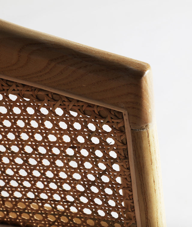 Silla Tapizada Vikan Olmo & Ratán