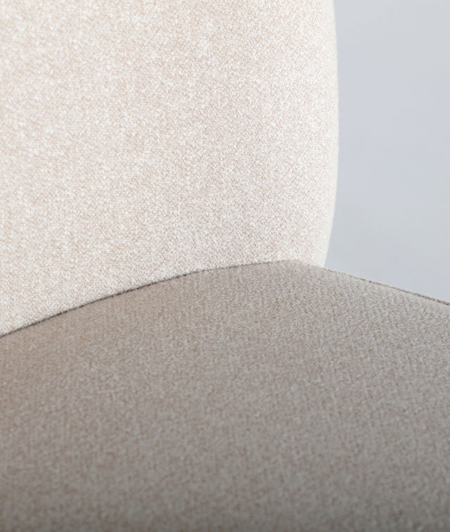 Silla Tapizada Dizier Blanco Roto