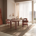 Mesa de comedor Nahia 220 cm Terracota, en ambiente de comedor