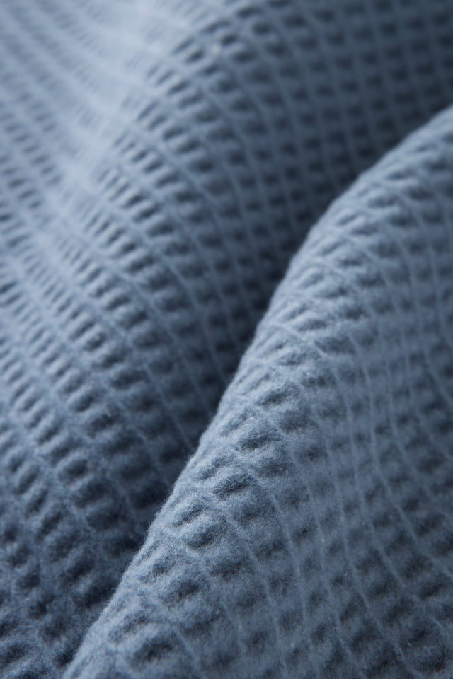 Manta Basics Waffle Azul Noche