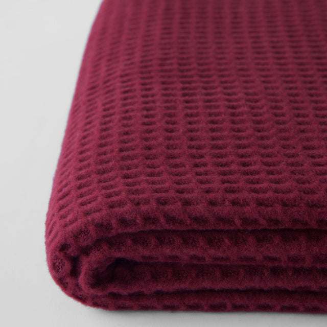 Manta Basics Waffle Burdeos