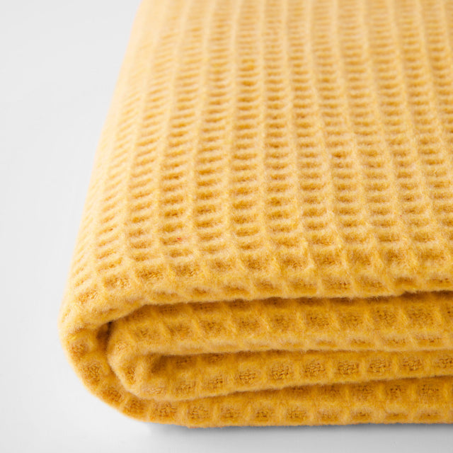 Manta Basics Waffle Mostaza