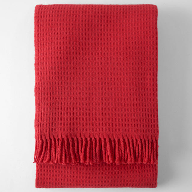 Manta Basics Waffle Rojo