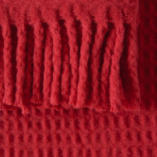 Manta Basics Waffle Rojo