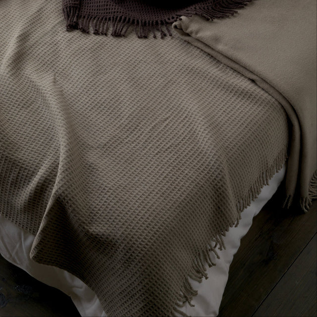 Manta Basics Waffle Rojo