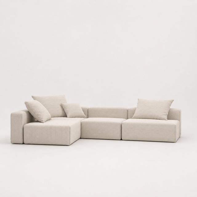 Sofá Modular Bard L con Chaise Longue