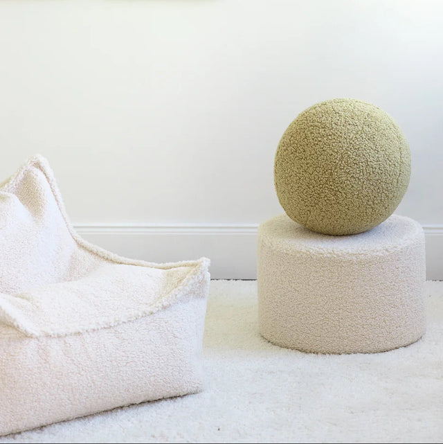 Cojín de bola de matcha