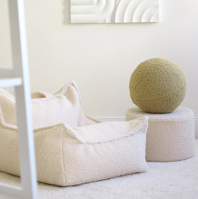 Cojín de bola de matcha