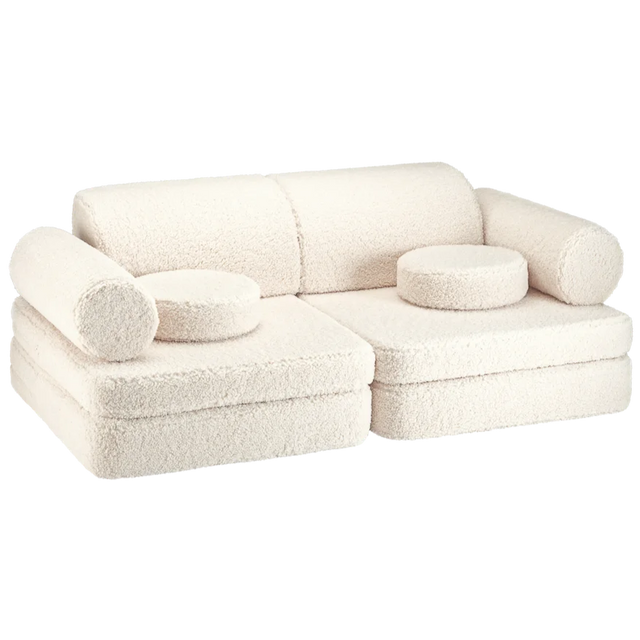 Settee blanco crema