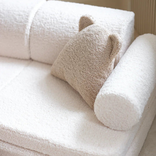 Settee blanco crema