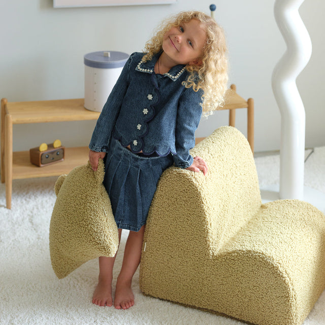 Cojín de oso de matcha