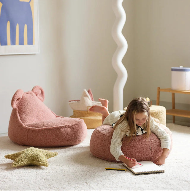 Guava Bear Beanbag y otomana