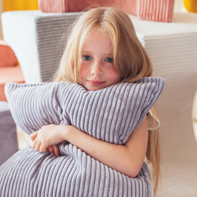 Cojín de bloque azul de arándanos