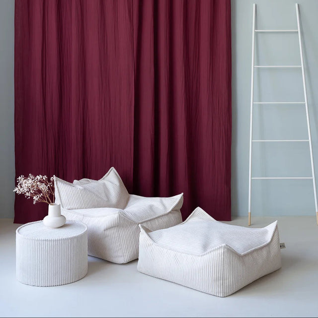 Otomana de malvavisco cuadrado