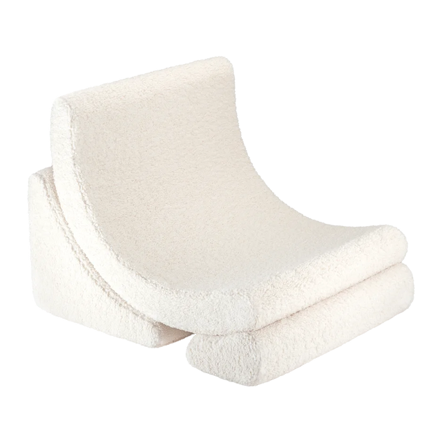 Silla de luna blanca crema