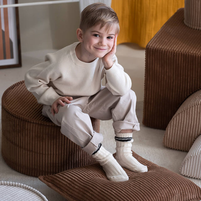 Cojín de bloques de toffee