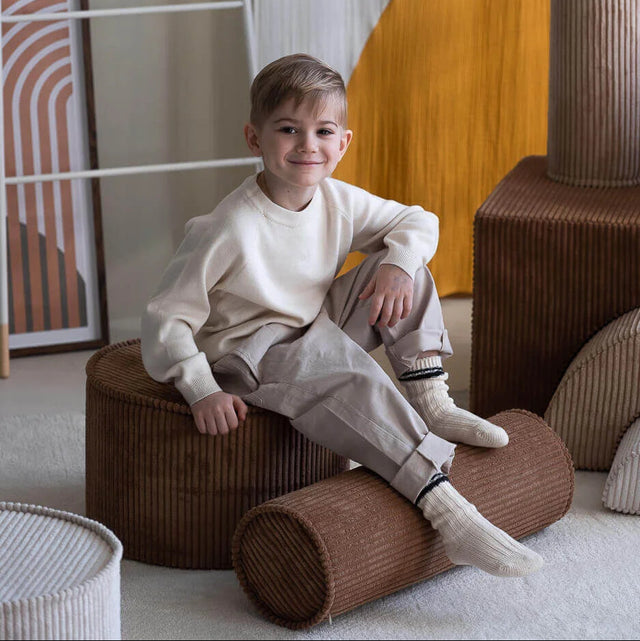 Cojín de rollo de toffee