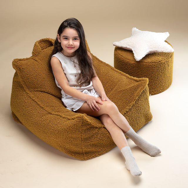 Silla de maple de frijol