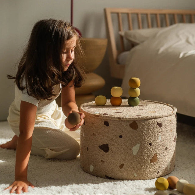 Terrazzo Sand Pouffe