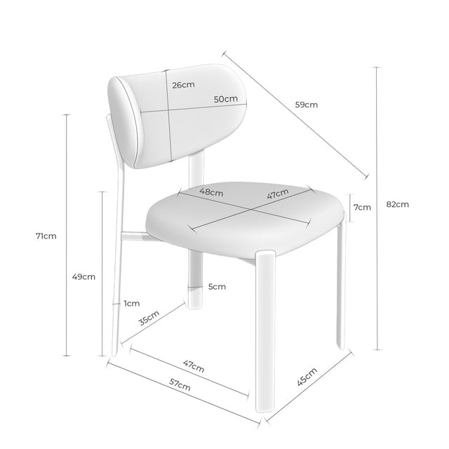Silla Rumi Beige | detalle de materiales | Somcasa Vlc | 00SL125725 | imagen 7